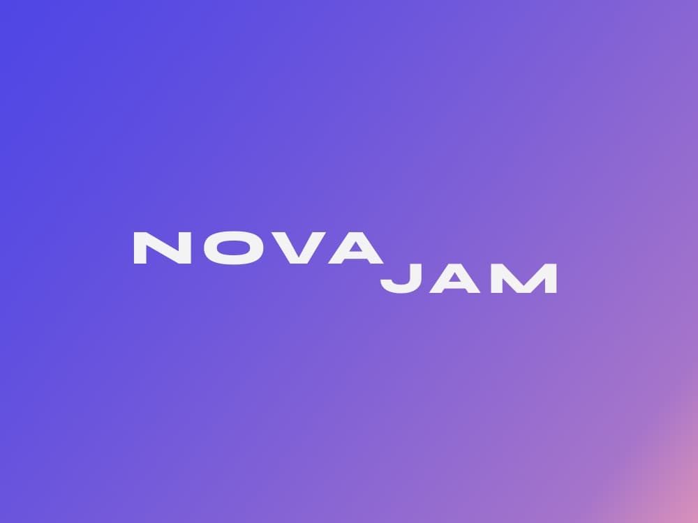 Get started with NovaJAM
